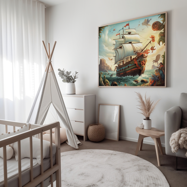 Pirate Ship Sailing