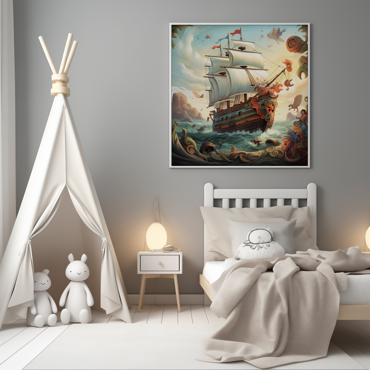 Pirate Ship Sailing