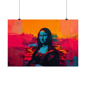 Mona Lisa Remix Poster