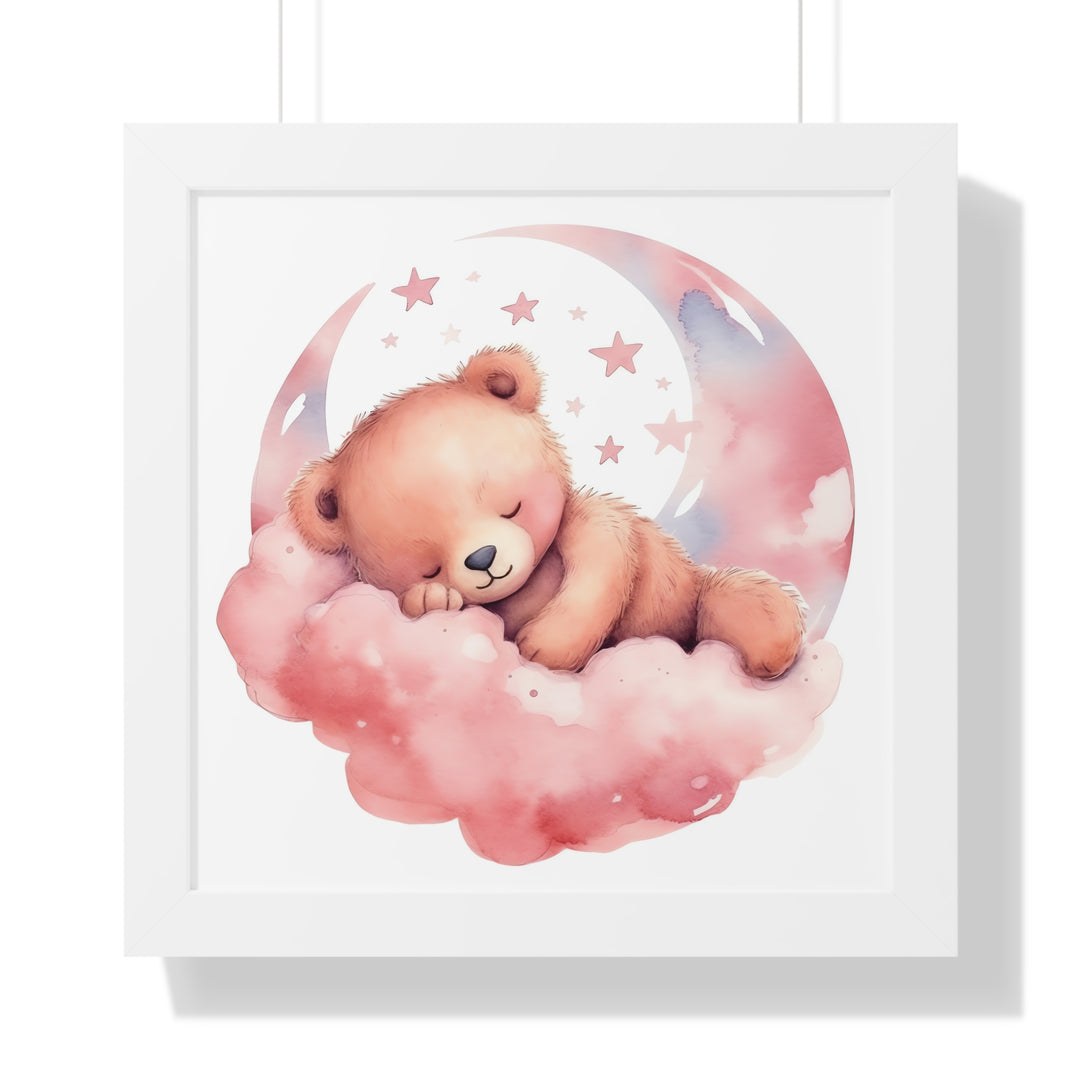 Sleepy Teddy Bear Poster