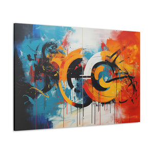 Concentric Circles and Vertical Stripes