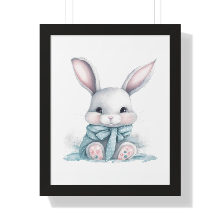 Adorable Gray Bunny Poster
