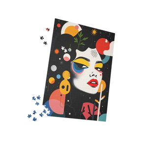 Dadaist Portrait Of A Girl Puzzle