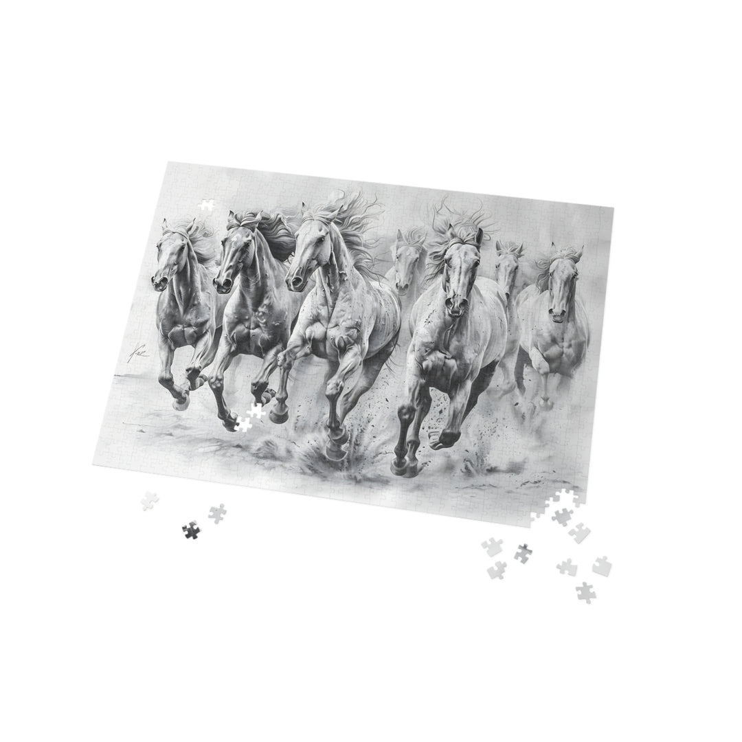 Black And White Horses Puzzle