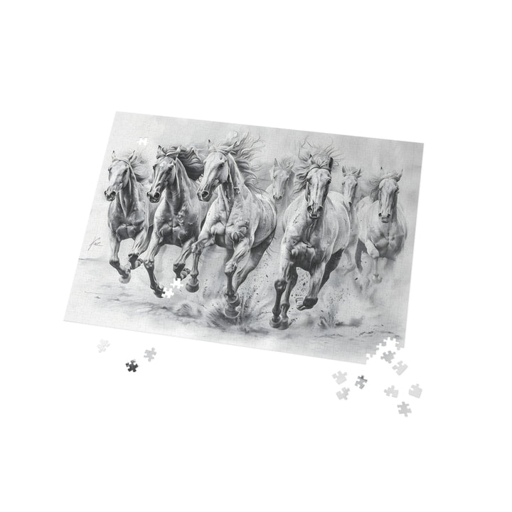 Black And White Horses Puzzle