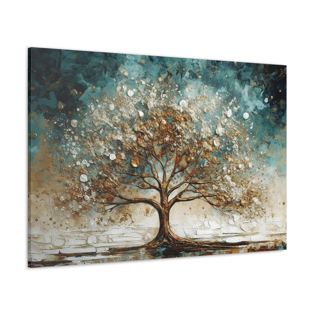 Mystic Tree in Blue Mist