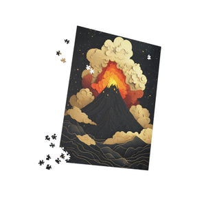 Burning Volcano Puzzle