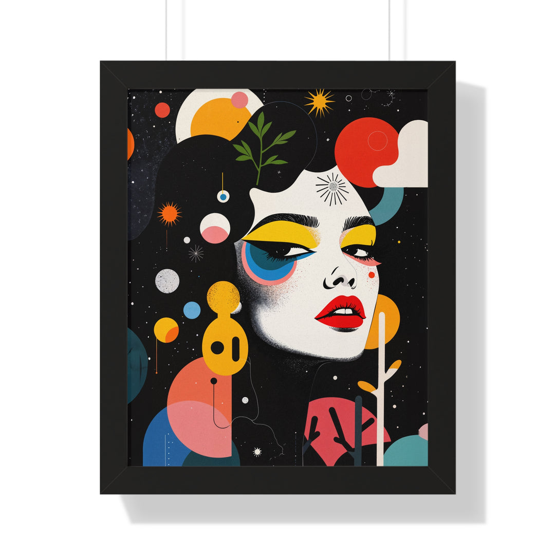 Dadaist Portrait Of A Girl Poster