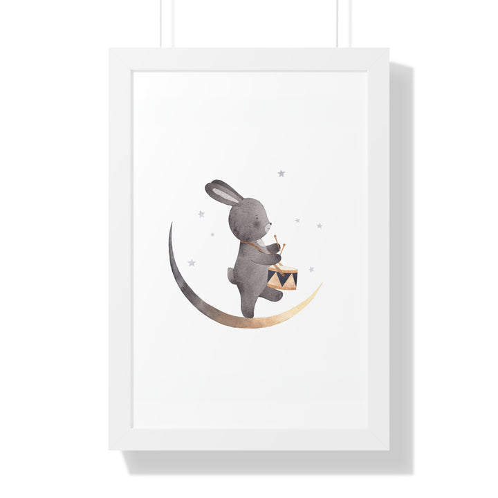 Drummer Bunny Poster