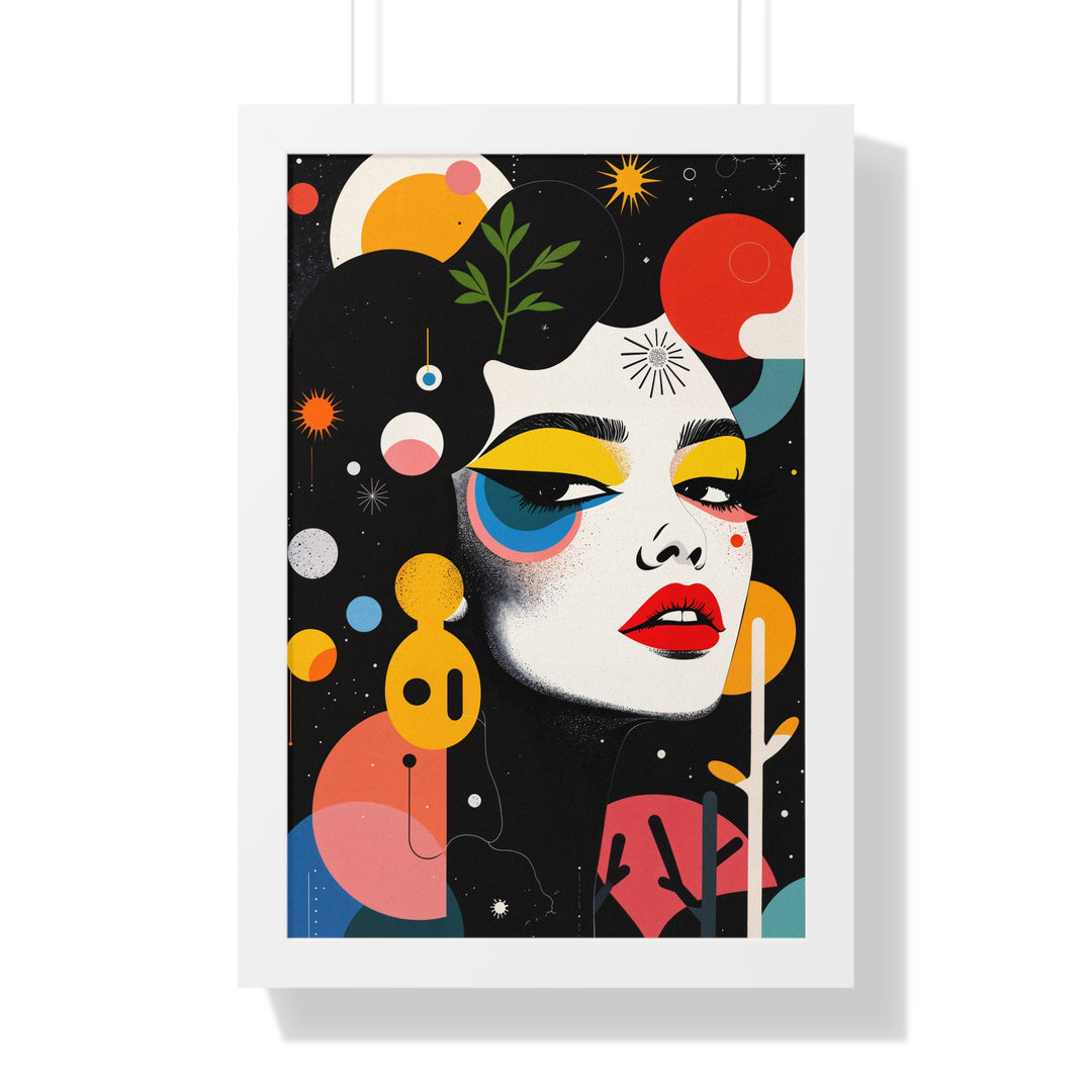 Dadaist Portrait Of A Girl Poster