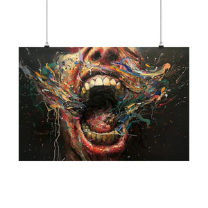 Eruption Of Expression Poster