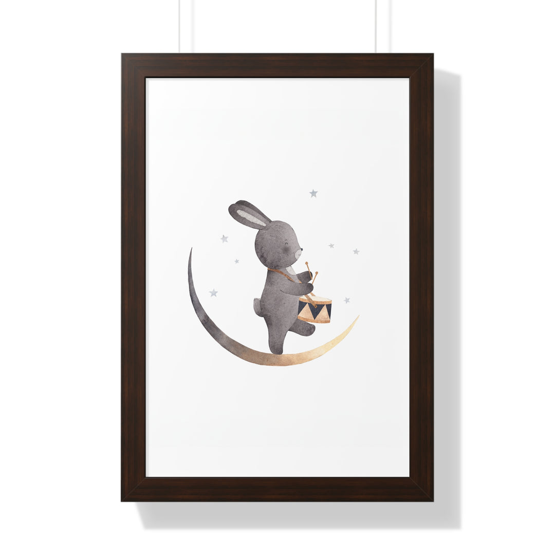 Drummer Bunny Poster