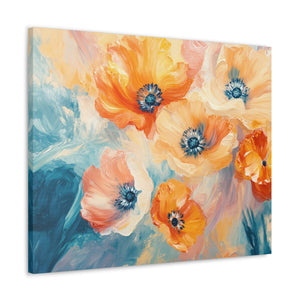 Fluid Orange Flowers