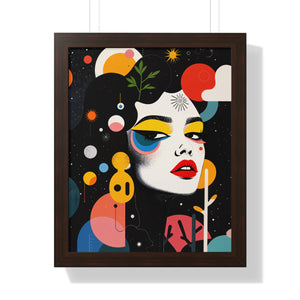 Dadaist Portrait Of A Girl Poster