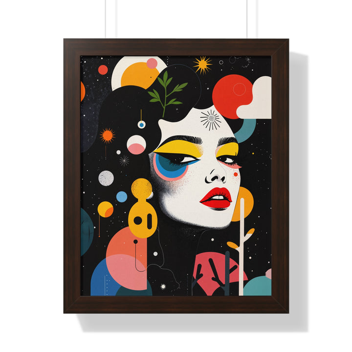 Dadaist Portrait Of A Girl Poster