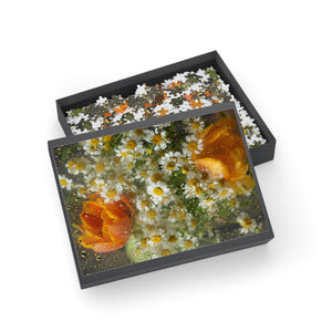 Flowers In Rain Puzzle
