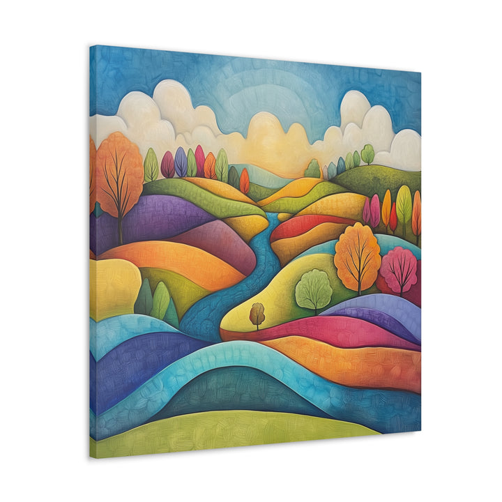 Colorful Hillside