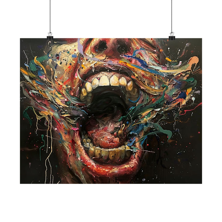 Eruption Of Expression Poster