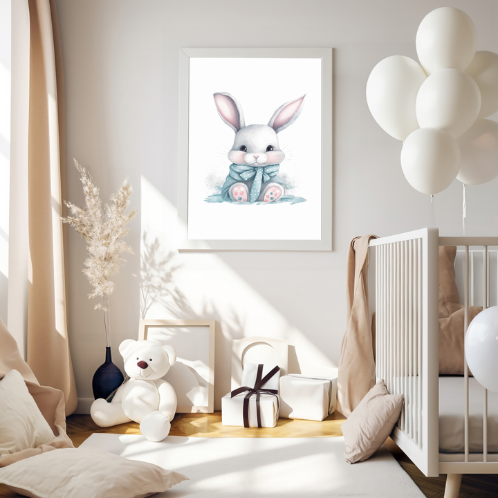 Adorable Gray Bunny