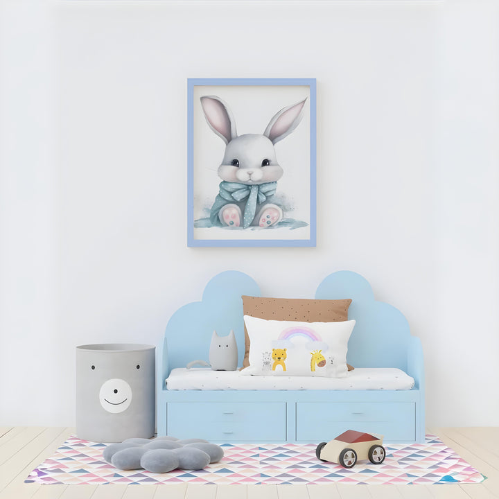 Adorable Gray Bunny