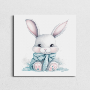 Adorable Gray Bunny