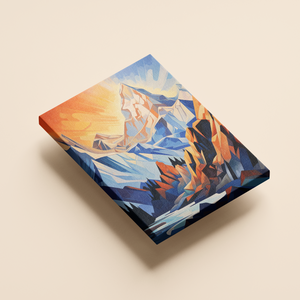 Cubism's Mountain Majesty