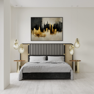 Black And Gold Skyscrapers