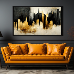 Black And Gold Skyscrapers