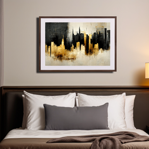 Black And Gold Skyscrapers