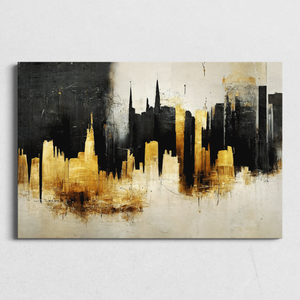 Black And Gold Skyscrapers