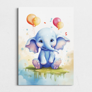 Blue Baby Elephant