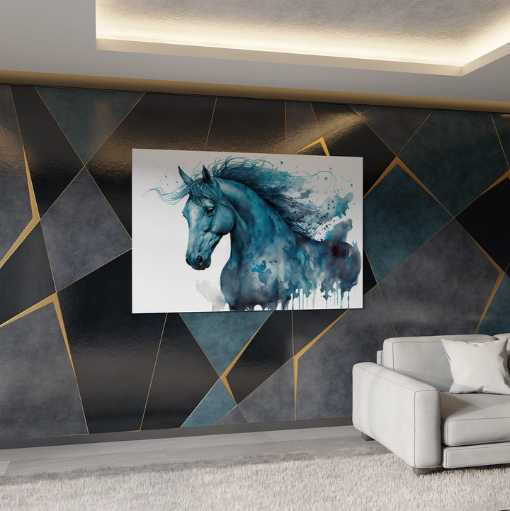 Blue Majestic Horse