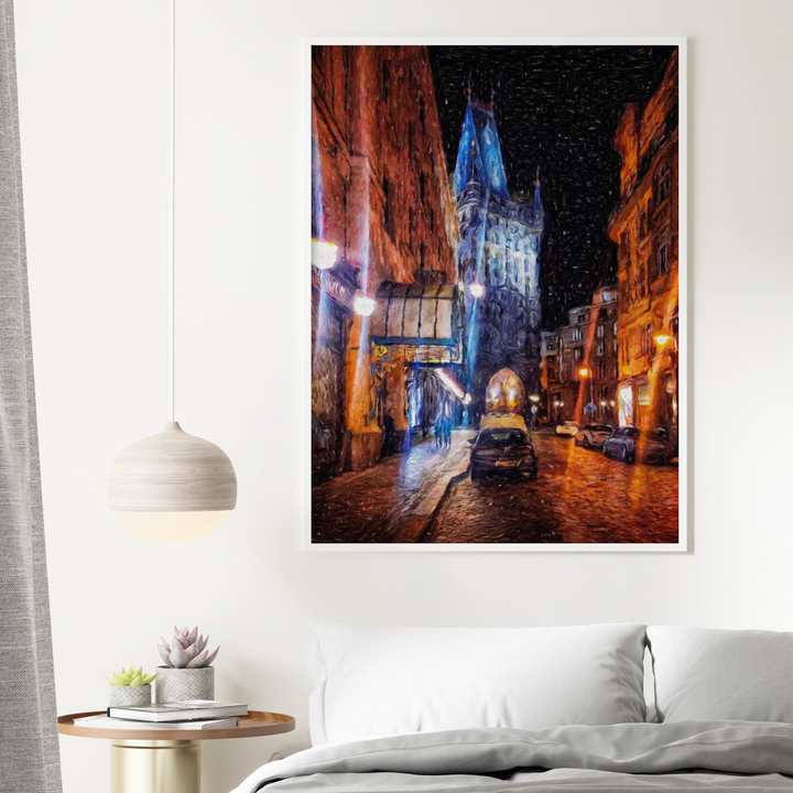 Blurry City Night