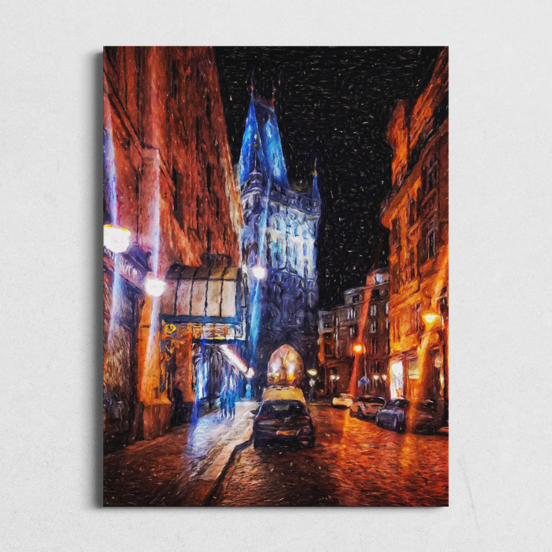 Blurry City Night