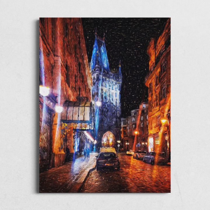 Blurry City Night