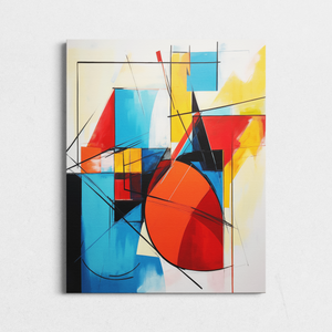 Brushstrokes of Colorful Expression