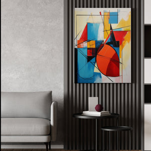 Brushstrokes of Colorful Expression