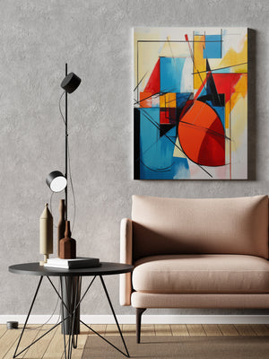 Brushstrokes of Colorful Expression