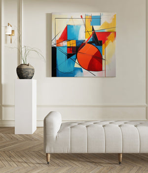 Brushstrokes of Colorful Expression