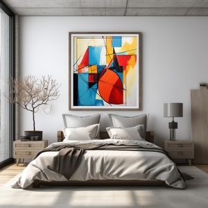 Brushstrokes of Colorful Expression