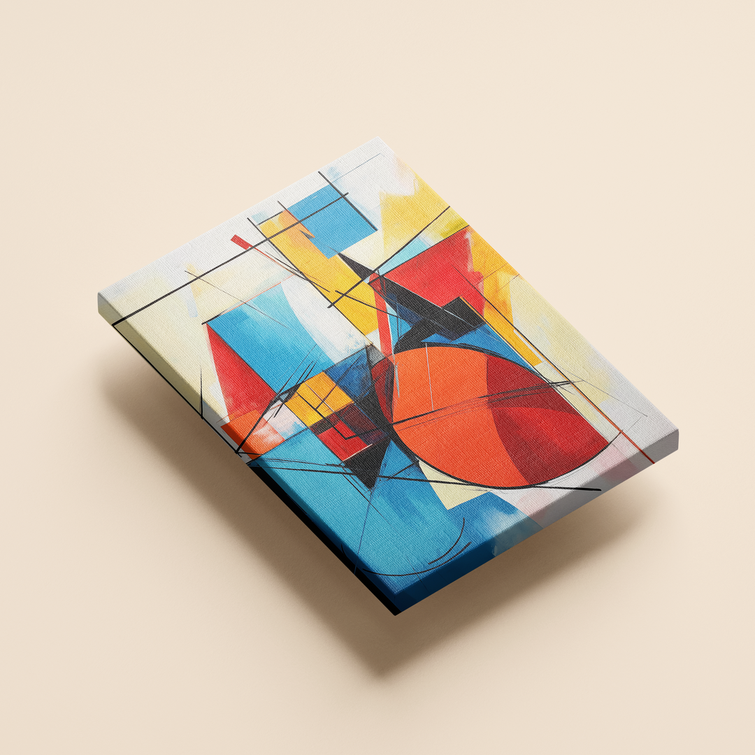 Brushstrokes of Colorful Expression