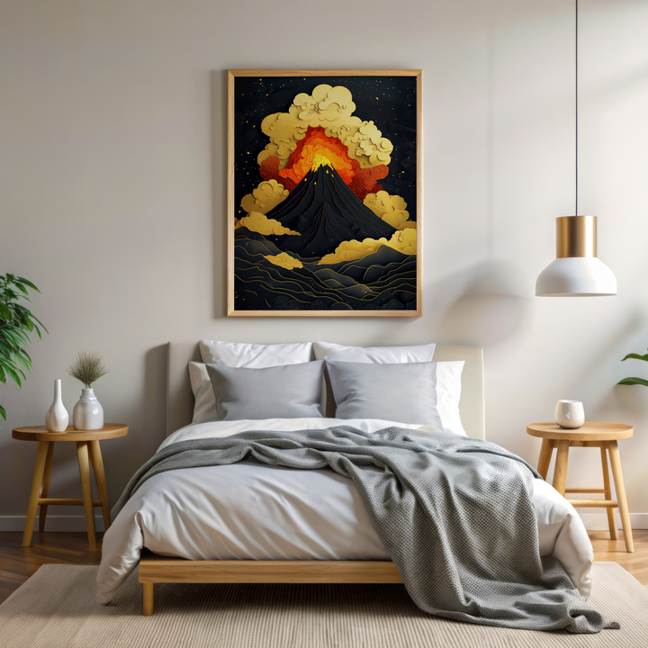 Burning Volcano