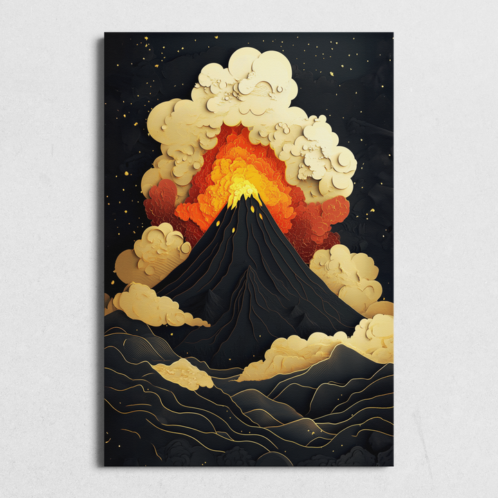 Burning Volcano