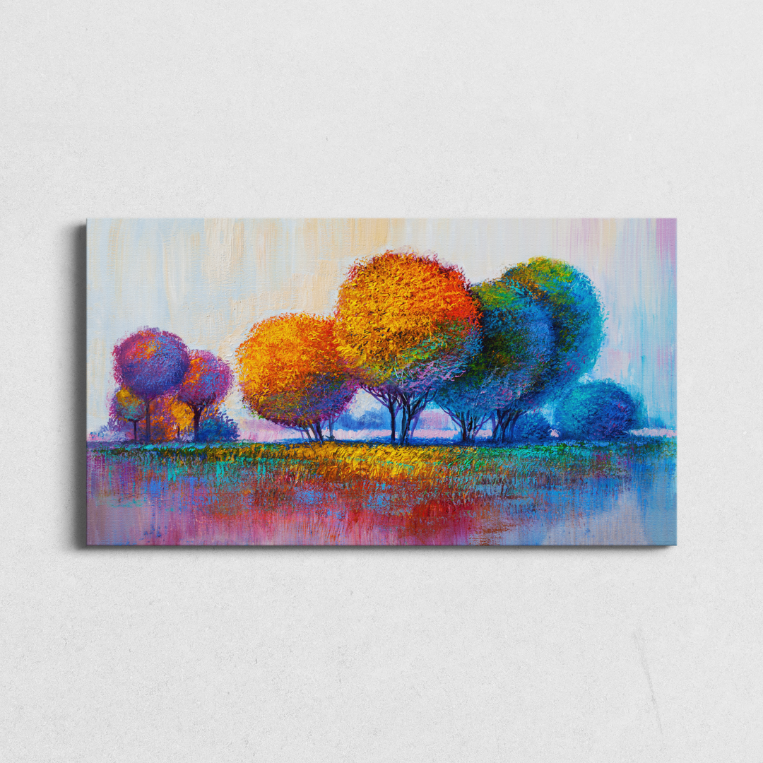 Colorful Pastel Trees