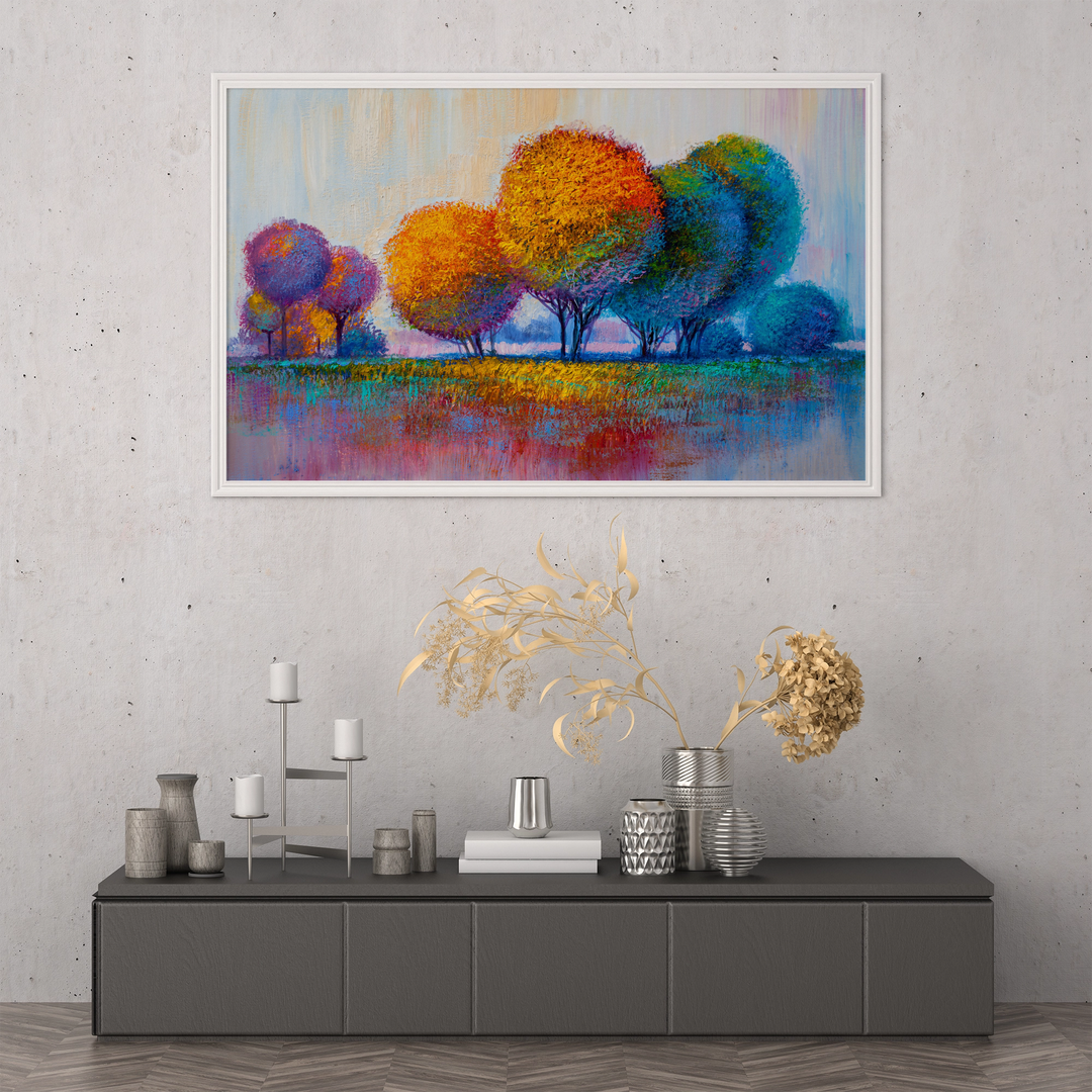 Colorful Pastel Trees