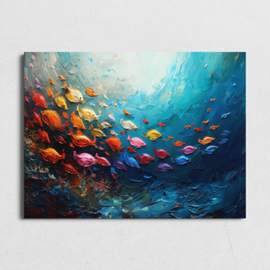 Colorful School Of Fish