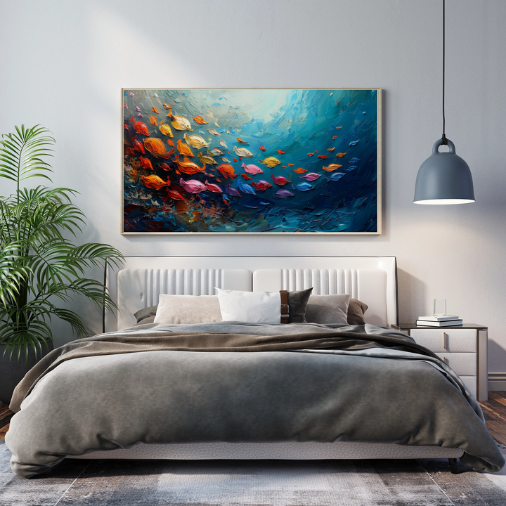 Colorful School Of Fish