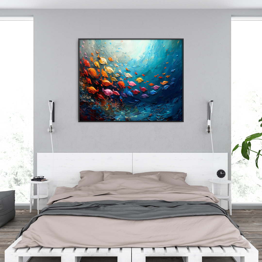 Colorful School Of Fish