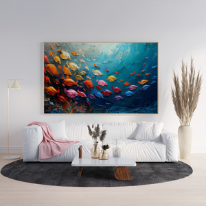 Colorful School Of Fish