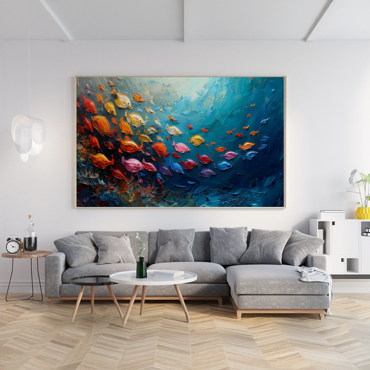 Colorful School Of Fish